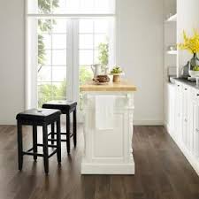Crosley Furniture Oxford White Kitchen Island With Square Seat Stools Kf300065wh In 2020 With Images White Kitchen Island Black Kitchen Island White Kitchen