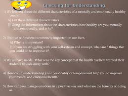 Ppt Chapter 7 Your Mental And Emotional Health Powerpoint Presentation Id 3002805