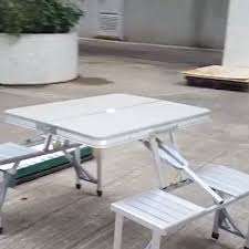 Foldable Picnic Table Set Foldable Picnic Set Table In 2020 Foldable Picnic Table Picnic Table Camping Table