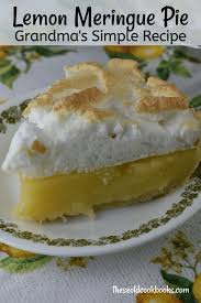 Grandma S Lemon Meringue Pie Meringue Pie Recipes Grandma S Lemon Meringue Pie Recipe Lemon Pie Recipe
