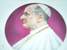 vintage Bailey Banks & Biddle decorative Pope plate