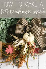 We're adorning our wreath with two sets of twigs, one on either side of the bow, to create balance. Diy Fall Farmhouse Wreath With Removable Bow Hunny I M Home
