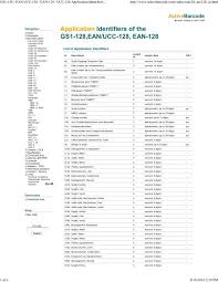 Ucc 128 shipping label template. Gs1 128 Ean Ucc 128 Ean Id Integration