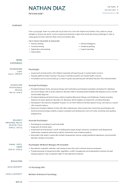 Psychologist Resume Samples Templates Visualcv Job Interview Advice This Or That Questions Job Interview Tips