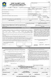 Advance salary receipt is that employee will received salary in advance due to some reasons. Fls020 Hdmf Calamity Loan Application Form Aug 09 092809
