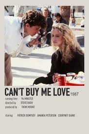 Can T Buy Me Love By Isabella In 2020 Iconic Movie Posters Film Posters Minimalist Good Movies To Watch