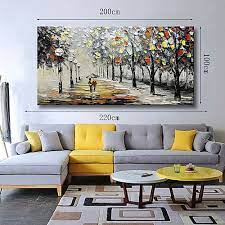 Hang Dipinto Ad Olio Dipinta A Mano Astratto Paesaggi Modern Senza Telaio Interno Del 2020 A 54 42 Astratto Paesaggio Moderno Paesaggi