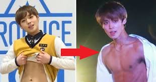 The magazine sold out in various when wanna one moved to the dorm, guanlin said he wants jihoon as a roommate (wanna one go ep. Wanna One S Park Jihoon Shocks Everyone With His Sexy Abs Koreaboo
