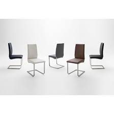 Lotus Pu Leather Dining Chair With Chrome Legs Leather Dining Chairs Dining Chairs Faux Leather Dining Chairs