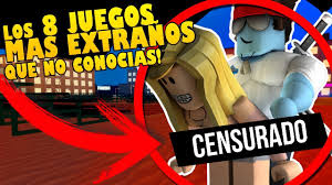 Describe lo que necesitas, comparte la petición con tus amigos y recibe miles de nombres de usuario atractivos en tan solo unas horas. Los 8 Juegos Mas Extranos De Roblox Que No Conocias Youtube