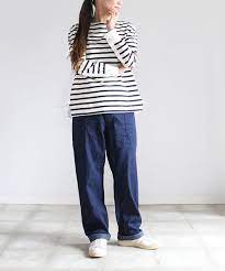 orcival オーチバル デニムイージーパンツ パンツ ファッションアイデア イージー