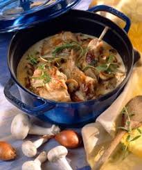 Recette De Lapin Aux Champignons Et A L Estragon En Cocotte Recettes De Cuisine Recette Recette Lapin