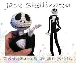 Patrons gratuits & tutos : Jack Skellington Crochet Pattern 16 Inch Ready For Halloween Etsy