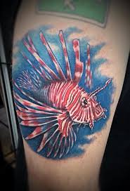 Taboo tattoo (タブー・タトゥー) is a japanese action seinen manga series written and illustrated by shinjirō. 12 Best Lionfish Tattoo Designs And Ideas Petpress
