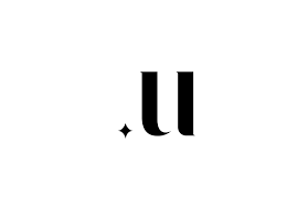 Letter u is the 21st set of 26 included in a growing alphabet bundle listing that will be complete very soon. Black And White U Alphabet Letter Logo For Business With Star Creative Lettering For Company Corporate Identity Branding Design Icon 2638170 Vector Art At Vecteezy