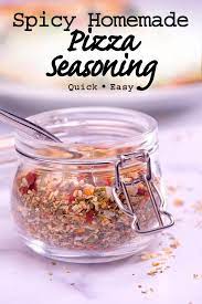 Spicy Homemade Pizza Seasoning Meatless Makeovers Recipe In 2021 Homemade Pizza Seasonings Condiment Recipes