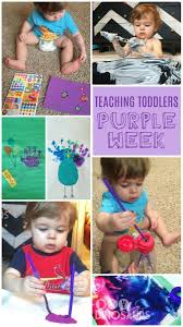 Teaching Toddlers Purple Week For Kiddos 15 Months Teaching Toddlers Preschool Activities Toddler Learning Colors