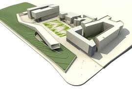 Landscape Architecture Digital 3d Model Of Bgu University Entrance Square Art Gallery Image Credit Chyut Architecture Master Plan Landscape Architecture