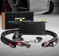 Oil Cooler Kit 19 Row Aluminum - LS1 LS2 LS3 Engine Transmission Cooler  With Sandwich Plate Kit Oil Cooler
