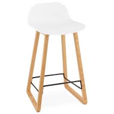 Tabouret De Bar Chaise De Bar Mi Hauteur Scandinave Scarlett Mini Blanc Bar Stools Stool Bar Furniture