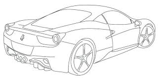 Ferrari 458 Coloring Page Ferrari 458 Coloring Page Coloringpages Coloring Coloringbook Colouri Cars Coloring Pages Race Car Coloring Pages Coloring Pages
