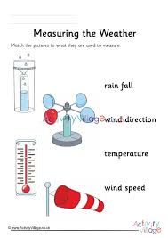 Weather worksheets, esl activities and games. Measuring The Weather Worksheet