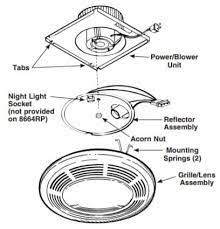 Remove Nutone Bathroom Fan Light Cover