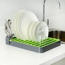 Apollo chrome small folding plates bowls dish drainer storage rack 6840. Procook Colourpro Dish Drainer Green Amazon Co Uk Kitchen Home Dish Drainers Cool Kitchen Gadgets Cool Kitchens