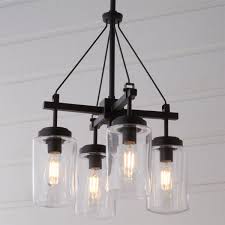Industrial Oasis Outdoor Chandelier 4 Light In 2021 Porch Light Fixtures Outdoor Chandelier Front Porch Lighting Fixtures