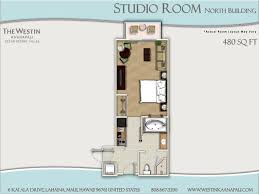 North Studio Floorplan Floor Plans Ocean Resort Resort Villa