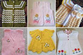 En Seckin El Orgusu Yeni Dogan Bebek Yelek Modelleri 2020 Fikirleri Ve Urunleri Baby Knitting Patterns Tig Isleri Orgu
