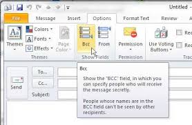 How to always bcc myself in outlook using rule function. How To Show The Bcc Field In Outlook 2010 Solve Your Tech