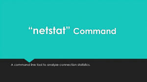 The netstat command generates displays that show network status and protocol statistics. Netstat A Command Line Tool To Analyze Connection Statistics