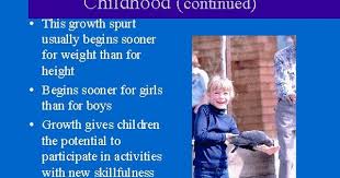 Physical Development In Middle Childhood Is Much Slower Compared To Early Childhood Due To Gender Middle Childhood Physical Development Cognitive Development