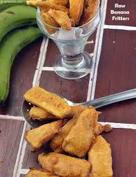 It's a sweet tasty treat that can be eaten as a side dish, snacks or as is. Calories Of Raw Banana Fritters Kela Bhajia Tarladalal Com