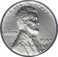 1944 Steel Wheat Penny Value Cointrackers