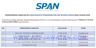 Permohonan jawatan kosong universiti selangor (unisel) reviewed by mohd zaki mohamad on jawatan kosong terkini jabatan perangkaan malaysia tutup 01 mei 2019 reviewed by mohd zaki. Jawatan Kosong Terkini Di Suruhanjaya Perkhidmatan Air Negara Span Appjawatan Malaysia