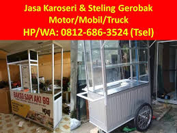 Hp Wa 0812 686 3524 T Sel Jual Steling Gerobak Batam Jasa Karoseri Steling Gerobak Motor