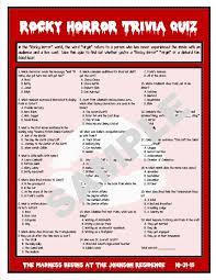 Diphenhydramine topical displaying 25 questions associated with diphenhydramine. Rocky Horror 40th Anniversary Printable Trivia Quiz Perfect For Your Halloween Party Or Movi Theme Rocky Horror Rocky Horror Picture Rocky Horror Picture Show