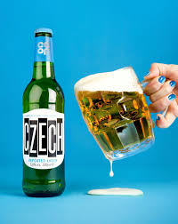 Black And Blue Beer Robot Food Spices Up Co Op S Own Brand Beer Beer Beverage Packaging Packaging Design