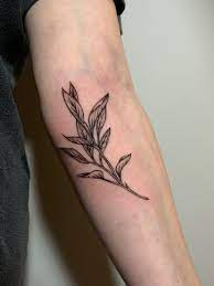Sage Leaves Tattoo Tattoos Knee Tattoo Simple Leaf Tattoo