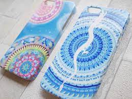 プラスチック製スマホケース 水龍 紋様色彩画webshop スマホケース 水龍 プラスチック