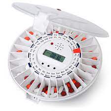 Livefine Automatic Pill Dispenser 28 Day Electronic Medication Organizer With Alarm Reminders Flashing Light And Safet Walmart Com Walmart Com