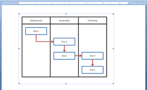 how to embed an excel flowchart in microsoft word breezetree