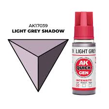 AK-Interactive: Quick Gen Acrylic Contrast - Light Grey Shadow 18 ml