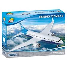 I mówisz, że nie wystartuję? Cobi Klocki Samolot Boeing 737 Max 8 320 El 26175 Krolestwo Dzieci