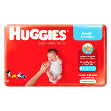 Fralda Descartavel Infantil Huggies Supreme Care Recem Nascido Rn Pacote 34 Unidades Gtin Ean Upc 7896007549634 Cadastro De Produto Com Tributacao E Ncm Cosmos