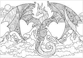 Adults coloring book page, tee shirt print, book cover vector contour thin line illustration. Children Coloring Page At 5 In 2021 Dragon Coloring Page Book Page Art Dragon Coloring Pages