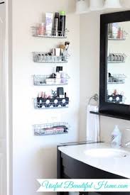 Vertical Vanity Organization For Your Bathroom Bathroom Wall Storage Simple Bathroom Remodel Simple Bathroom