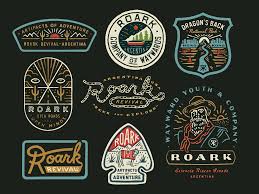 Roark Revival Roark Revival Vintage Logo Design Badge Design